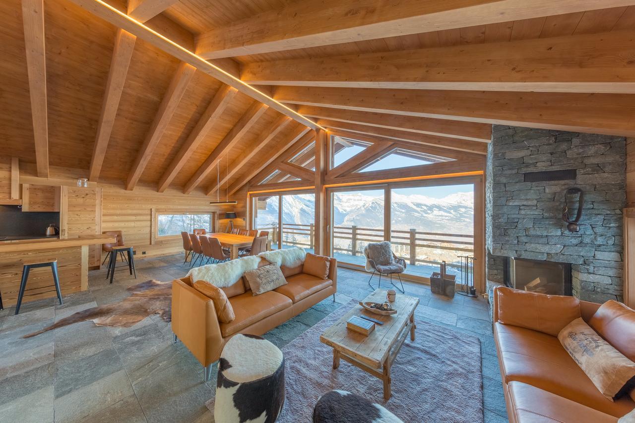 Oak Tree Chalet - On The Ski Slope - Luxury! Nendaz Kültér fotó