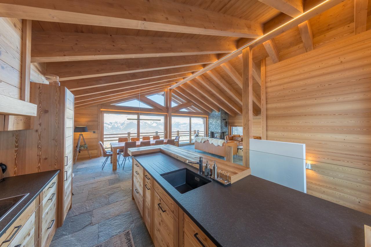 Oak Tree Chalet - On The Ski Slope - Luxury! Nendaz Kültér fotó
