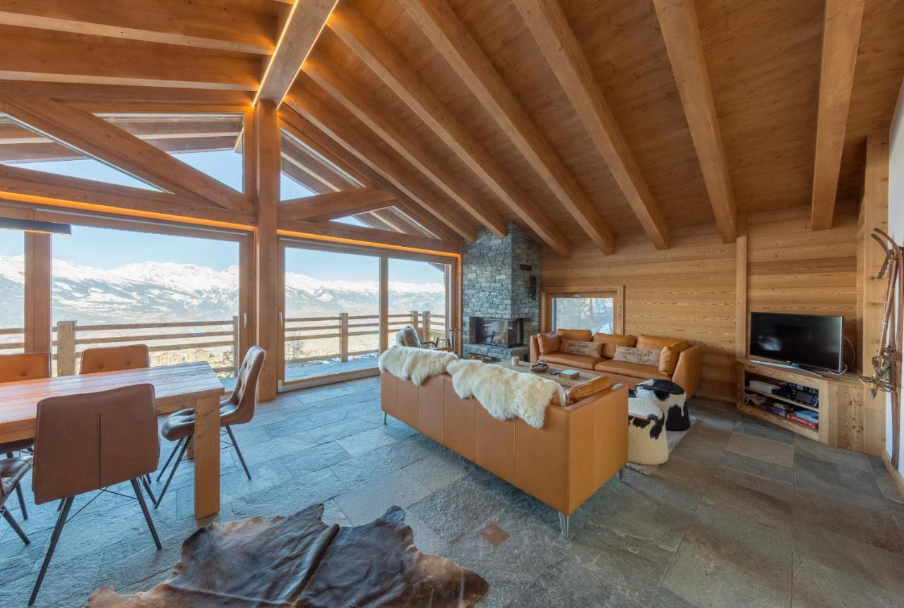 Oak Tree Chalet - On The Ski Slope - Luxury! Nendaz Kültér fotó