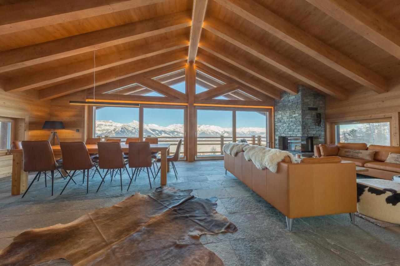 Oak Tree Chalet - On The Ski Slope - Luxury! Nendaz Kültér fotó