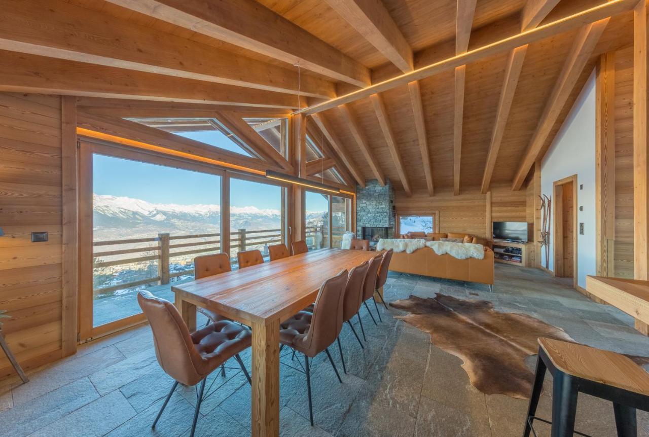 Oak Tree Chalet - On The Ski Slope - Luxury! Nendaz Kültér fotó
